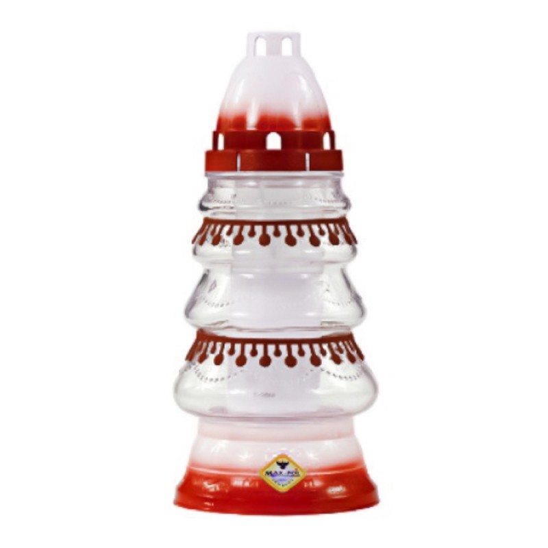 Candela a colonna AURORA, rosa antico, 9cm, 5,8cm, 30h