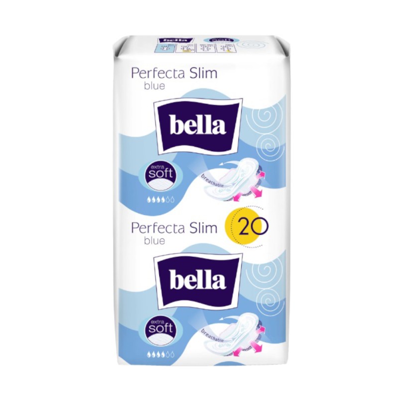 Absorbante Bella Perfecta Slim Blue Extra Soft, 20 Bucati