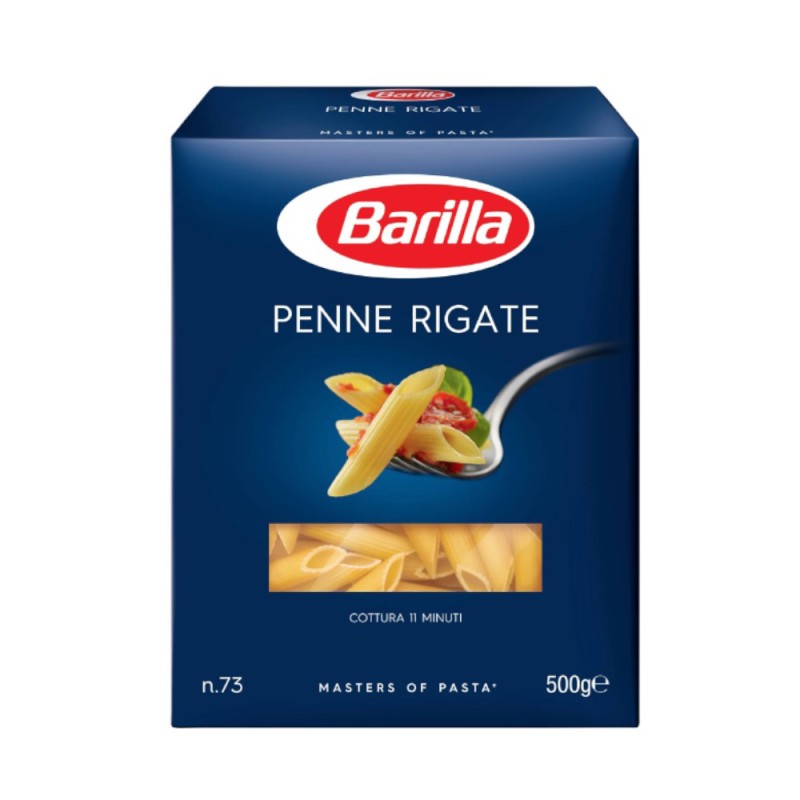 Paste Penne Rigate N73 Barilla, 500 g