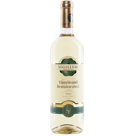 Viini Sigillum Moldaviae, Tamaioasa Romaneasca, Valkoinen makea, 0,75 l...