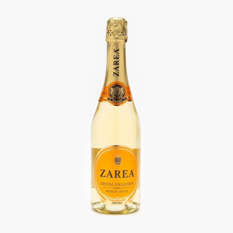 Vin Spumant Alb Zarea Crystal Collection, Muscat Dulce, 0.75 l