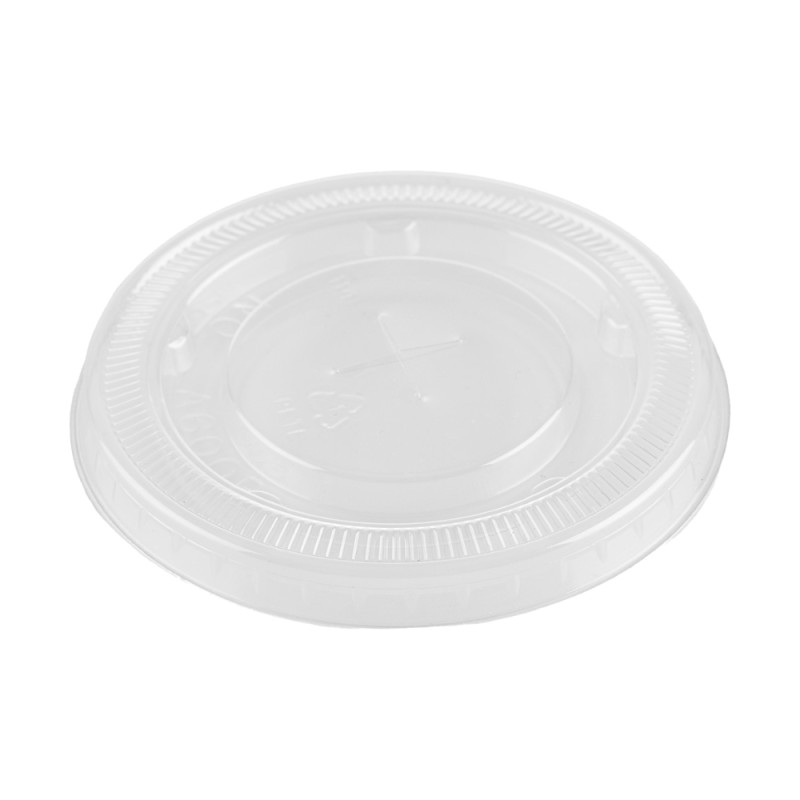 Capace Biodegradabile Compostabile rPET Plate Transparente, Gaura X, 78 mm, 50 Bucati