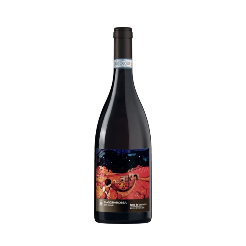 Vin Rosu Mandrarossa Terre Del Sommacco Rosso Sicilia DOC, 0.75 l
