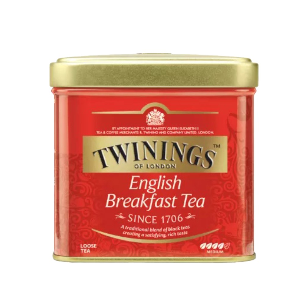 Ceai Twinings Negru English Breakfast, 100 Plicuri x 2 g