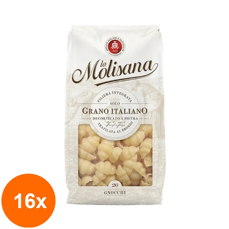 Set 16 x Paste Gnocchi La Molisana, 500 g