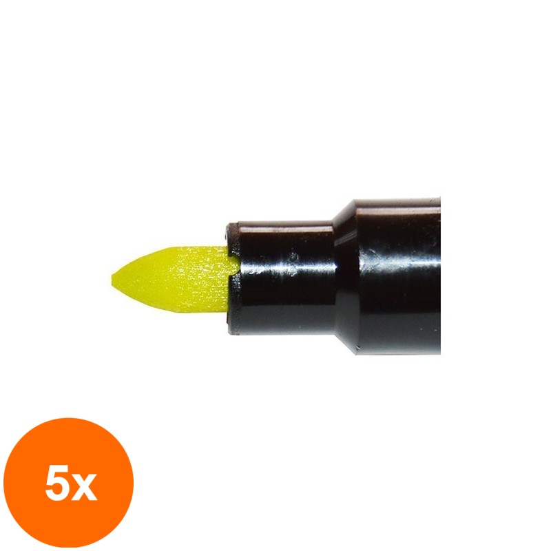 Set 5 x Marker Art Pen Lyra - 0.5 - 2 mm - Ochre Yellow