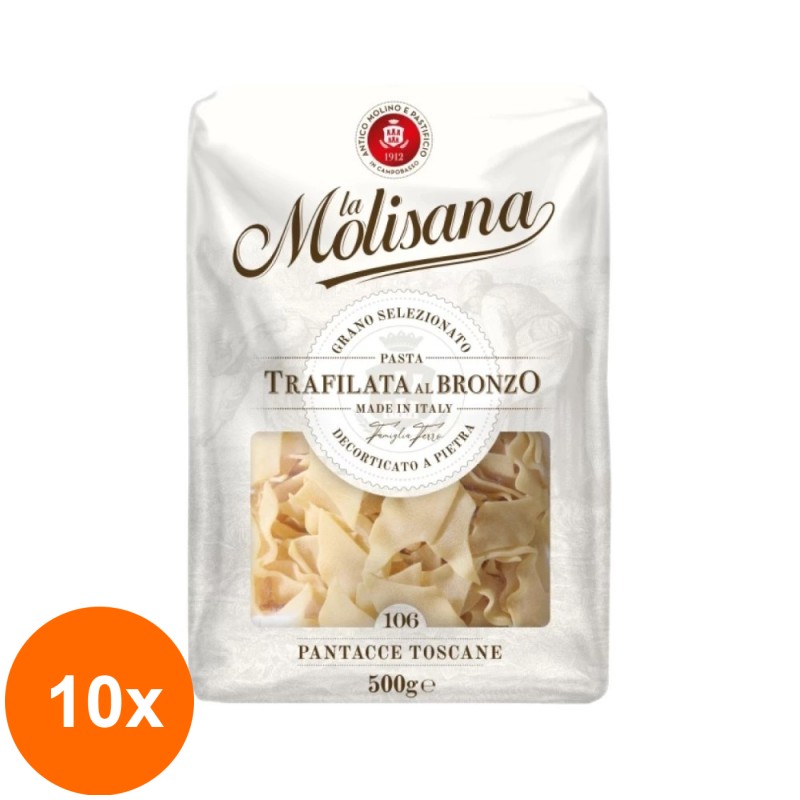 Set 10 x Paste Pantacce Toscane La Molisana, 500 g