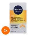 Set 2 x Crema Revitalizanta Nivea Men Active Energy, 50 ml