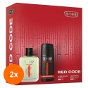 Set 2 x Str8 Red Code, Barbati, Lotiune dupa Ras, 100 ml si Deodorant Spray, 150 ml