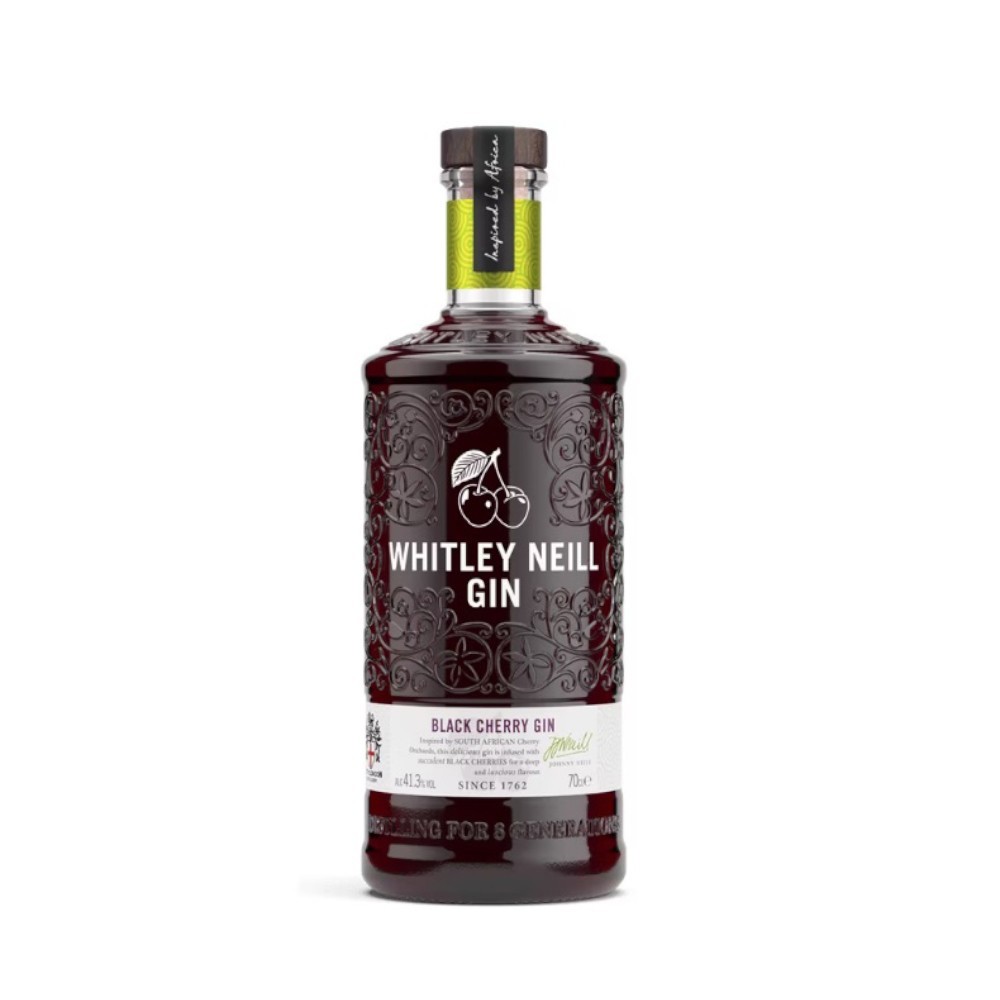 Set 3 x Gin Black Cherry Whitley Neill, 41.3% Alcool, 0.7 l