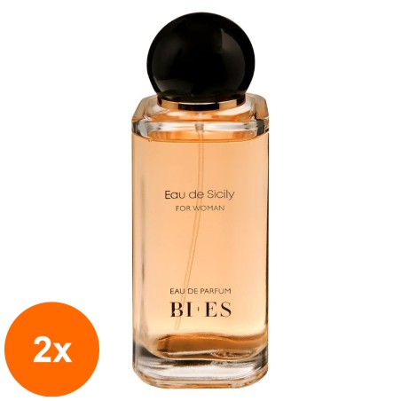 Set 2 x Apa de Parfum Bi-es Sicily, pentru Femei, 100 ml...
