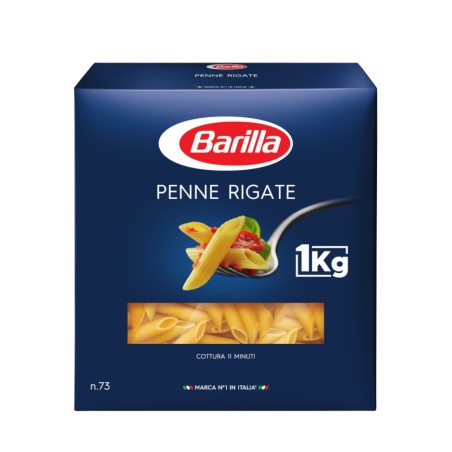 Paste Penne Rigate N73 Barilla, 1 kg...