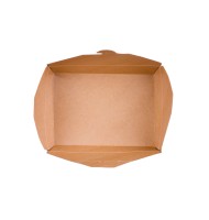 Cutii Biodegradabile Compostabile de Carton Kraft, 1400 ml, 50 Bucati