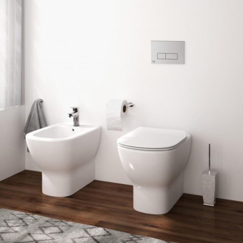Vas WC pentru Rezervor Incastrat, Ideal Standard Tesi, Tehnologie AquaBlade