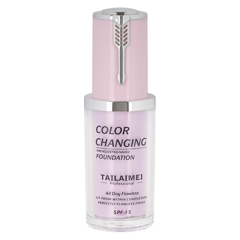Fond de Ten TLM Waterproof Color Changing Spf 15, Violet 40 ml