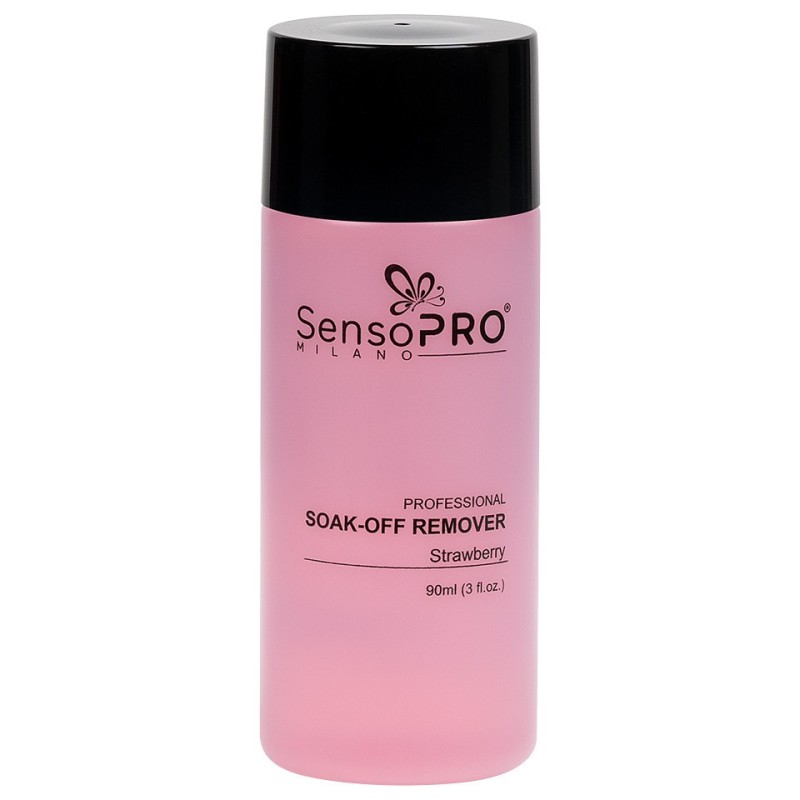 Soak-Off Remover Strawberry SensoPRO Milano, 90 ml