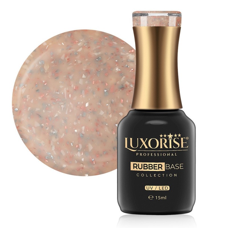 Rubber Base Luxorise Sparkling Collection, Royal Candy 15 ml