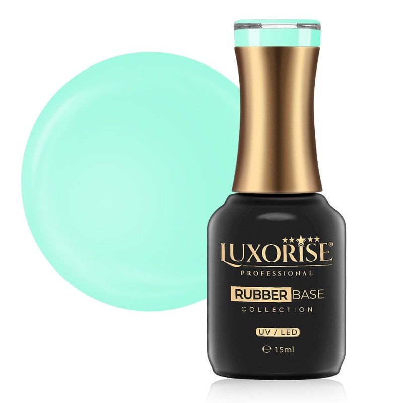 Rubber Base Luxorise Neon City Collection, Turquoise 15 ml