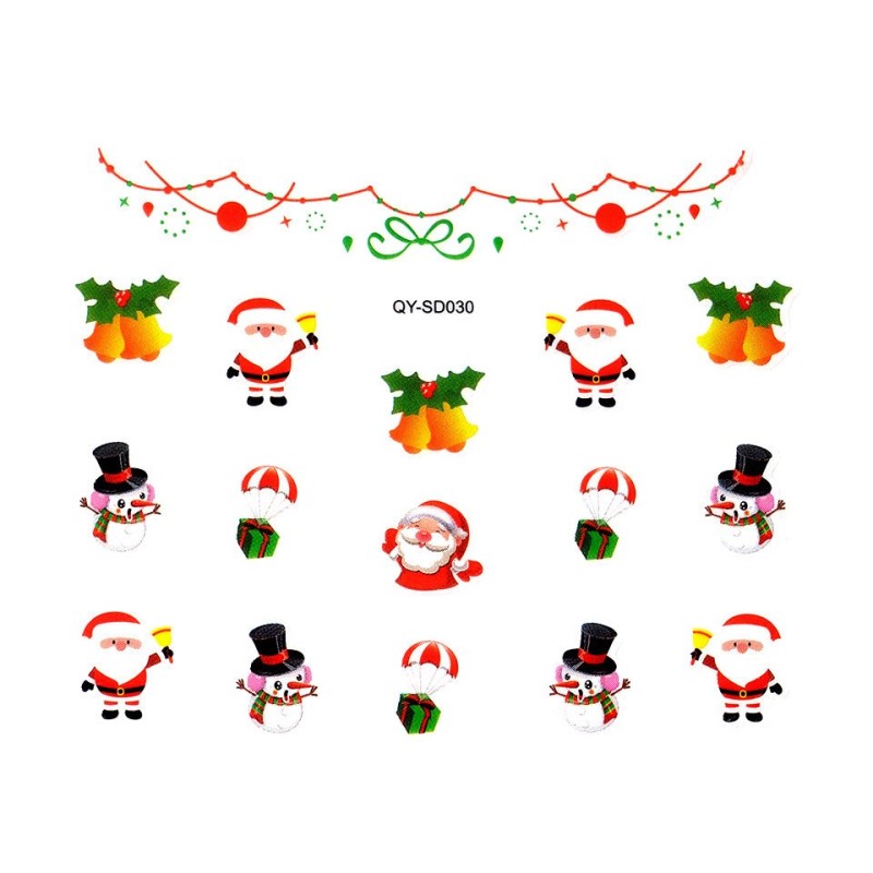 Abtibild Unghii SensoPRO Milano Christmas Wonderland Edition, Qy-Sd030