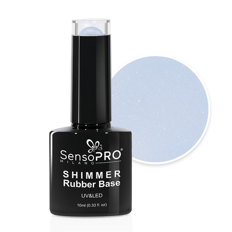 Shimmer Rubber Base SensoPRO Milano, 56 Glowing Grip, 10 ml