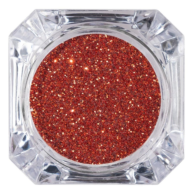 Sclipici Glitter Unghii Pulbere Luxorise, Orange Red 32