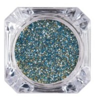 Sclipici Glitter Unghii Pulbere Luxorise, Blue Glow 53