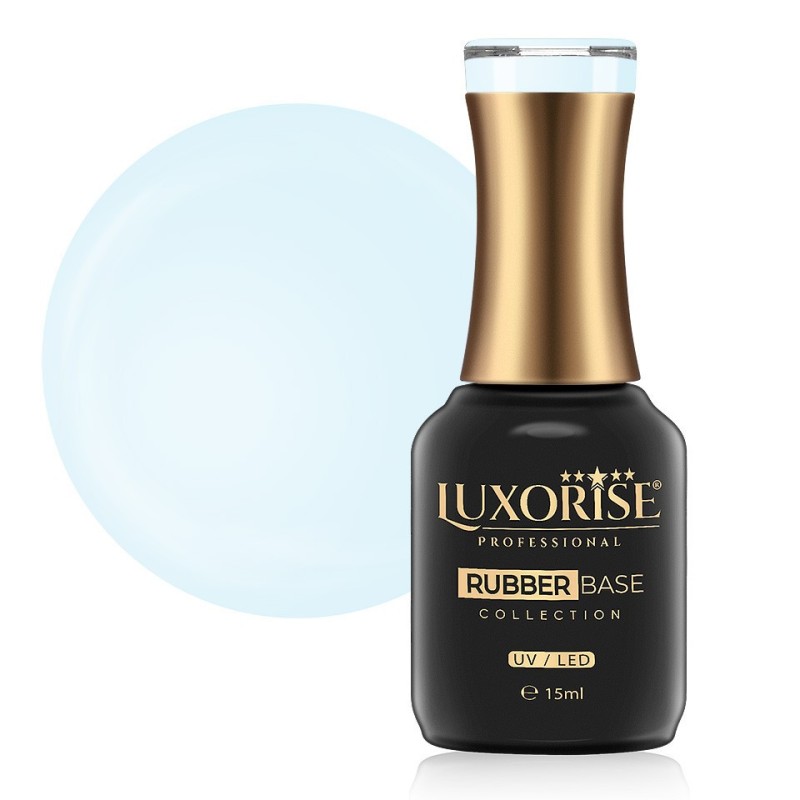 Rubber Base Luxorise Pastel Collection, Milky Blue 15 ml