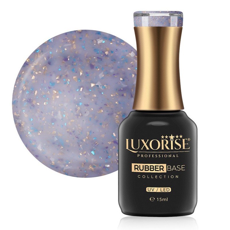 Rubber Base Luxorise Sparkling Collection, Unicorn Tears 15 ml