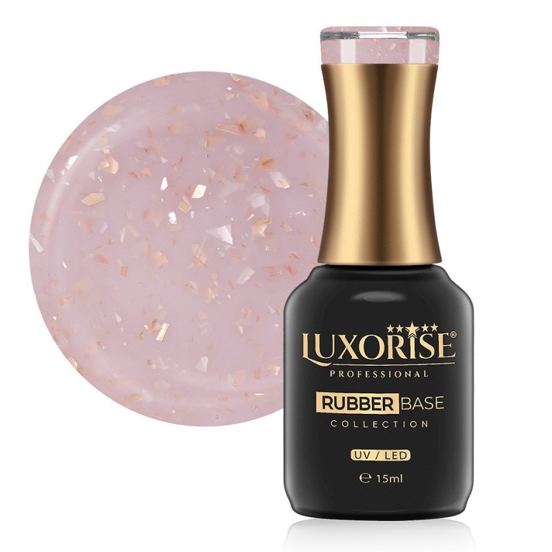 Rubber Base Luxorise Glamour Collection, Sweet Praline 15 ml
