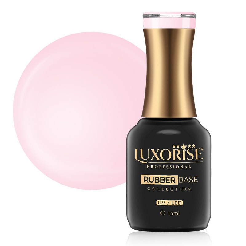 Rubber Base Luxorise Crystal Collection, Rosy Glow 15 ml