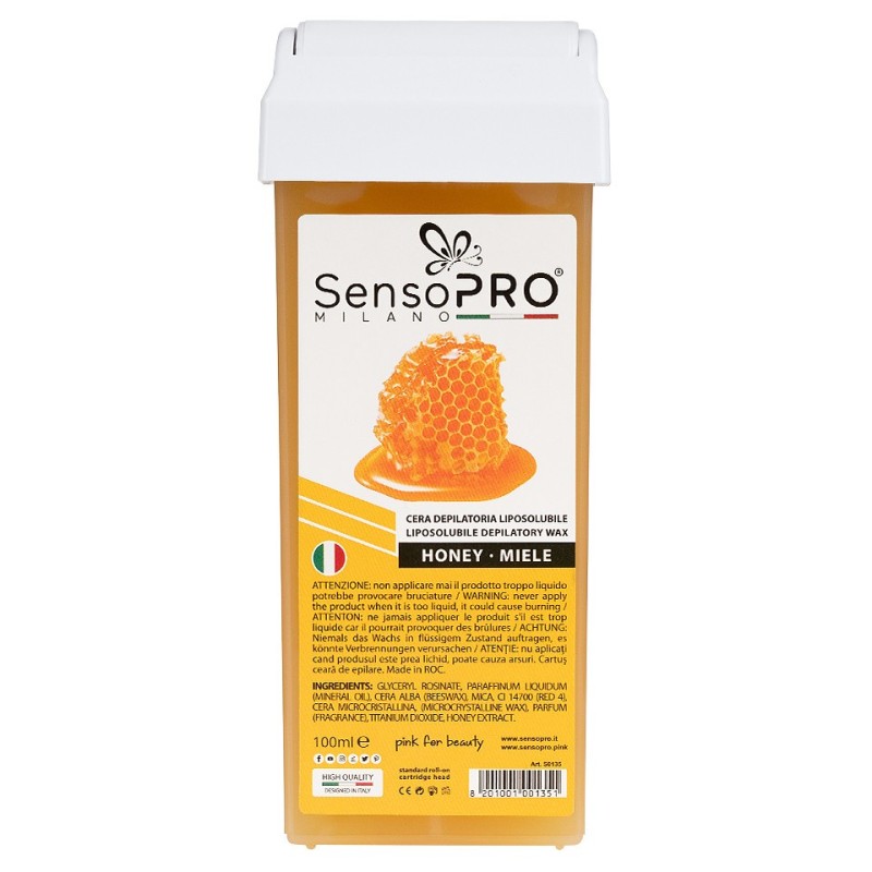 Ceara Epilat Unica Folosinta, SensoPRO Milano, Rezerva Honey, 100 ml