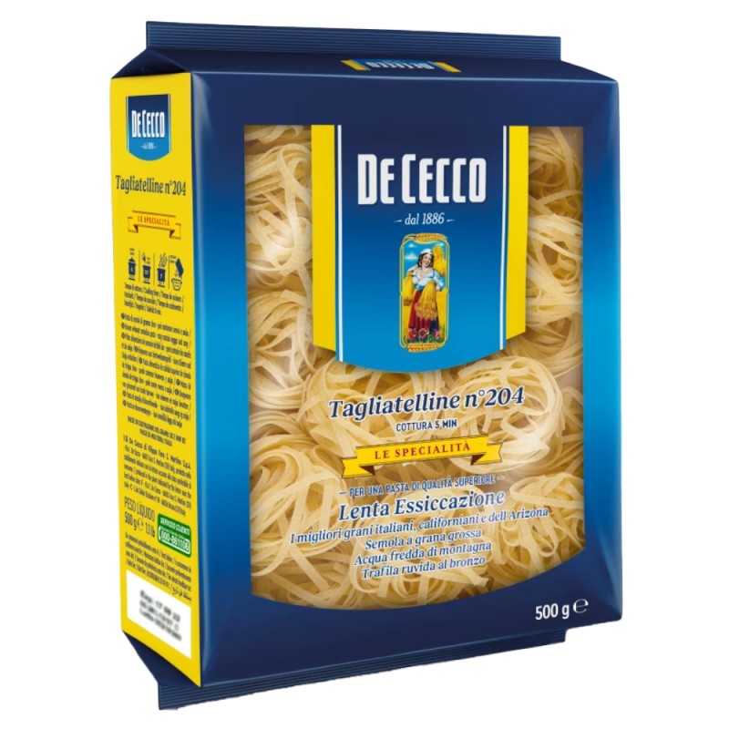 Paste Nidi Semola Tagliatelle De Cecco, 500 g