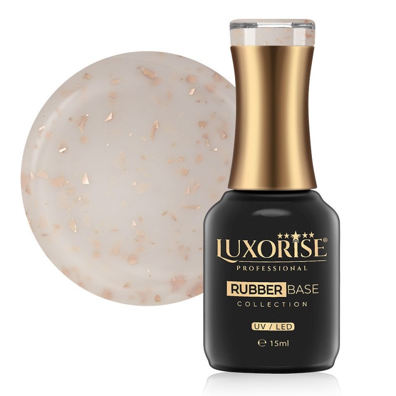 Rubber Base Luxorise Glamour Collection, Cyber Nude 15 ml