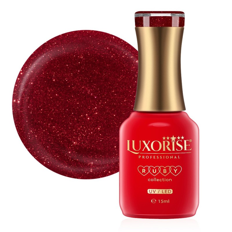 Oja Semipermanenta Ruby Collection Luxorise, Extreme Touch 15 ml