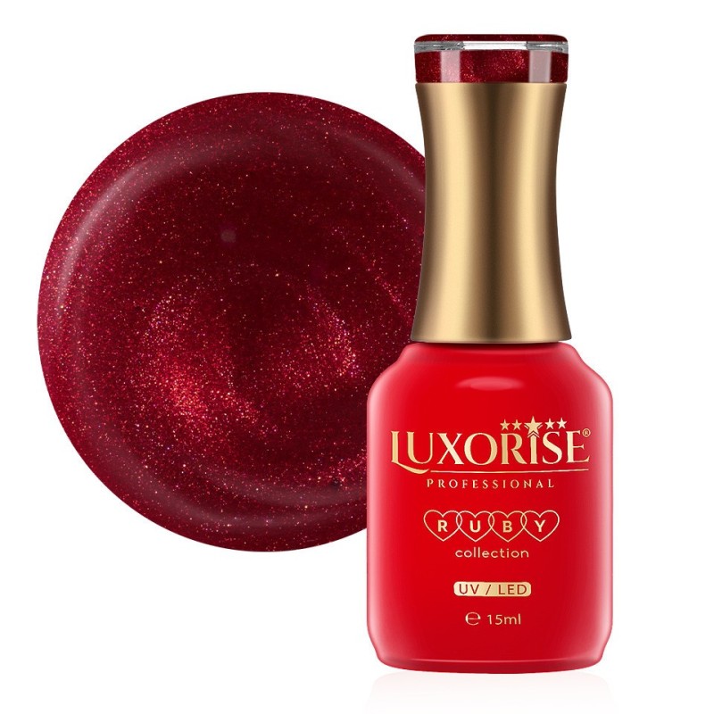 Oja Semipermanenta Ruby Collection Luxorise, Love Elixir 15 ml