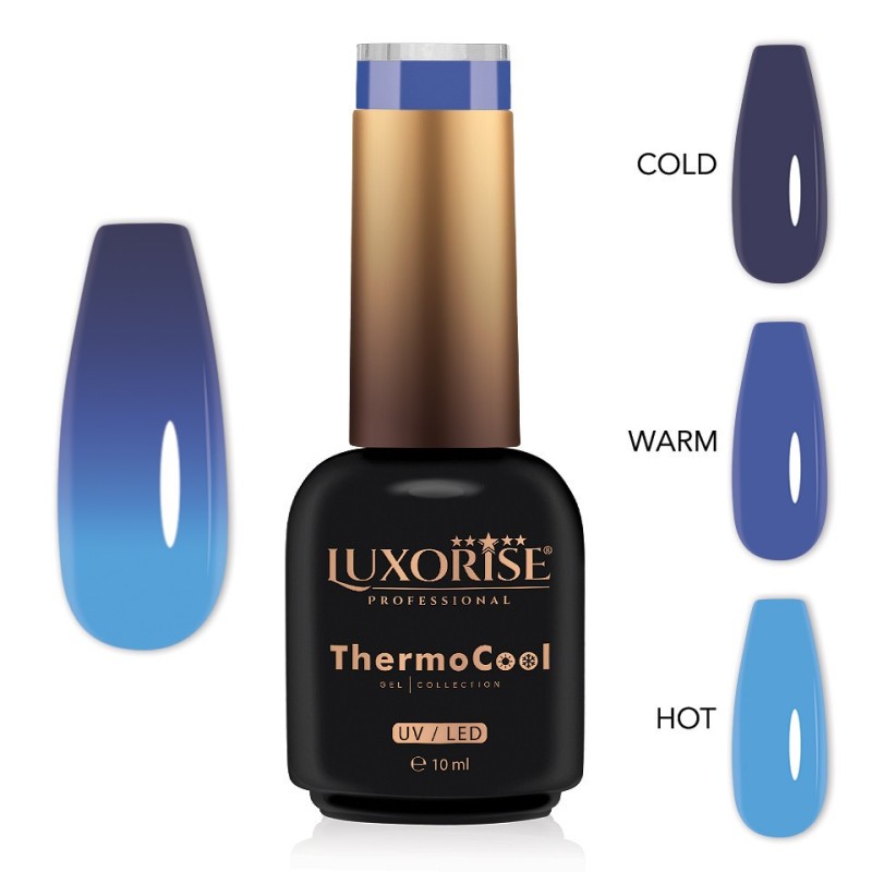 Oja Semipermanenta Termica 3 Culori Luxorise Thermocool, Secret Place 10 ml