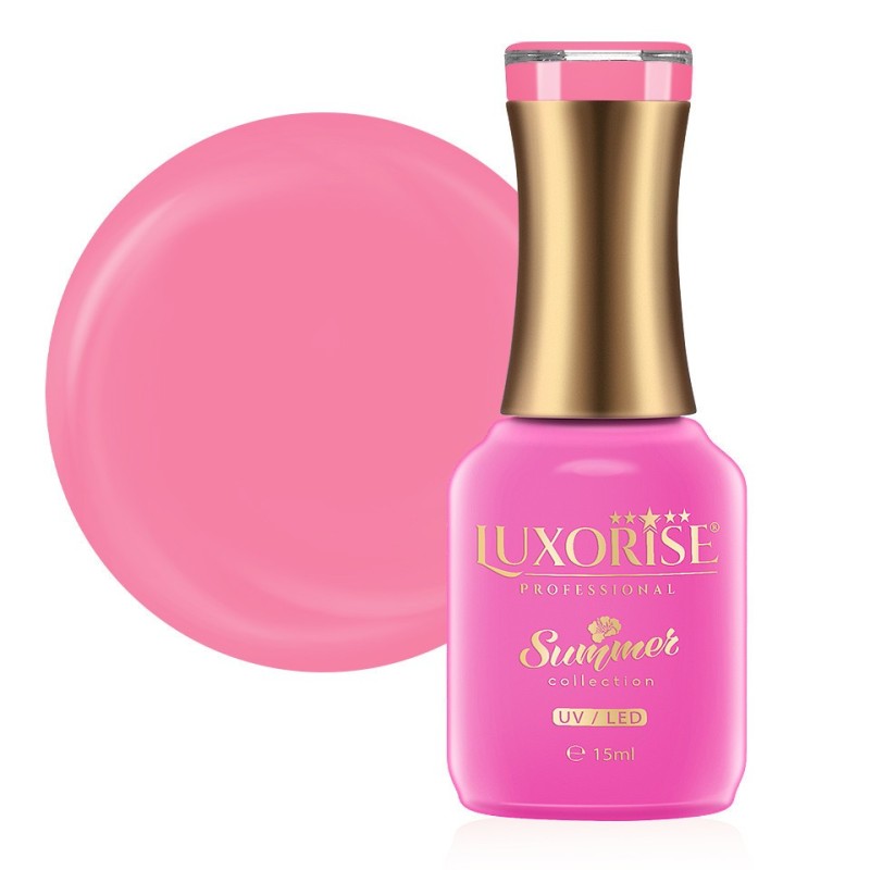 Oja Semipermanenta Luxorise Summer Collection, Hot Pink 15 ml