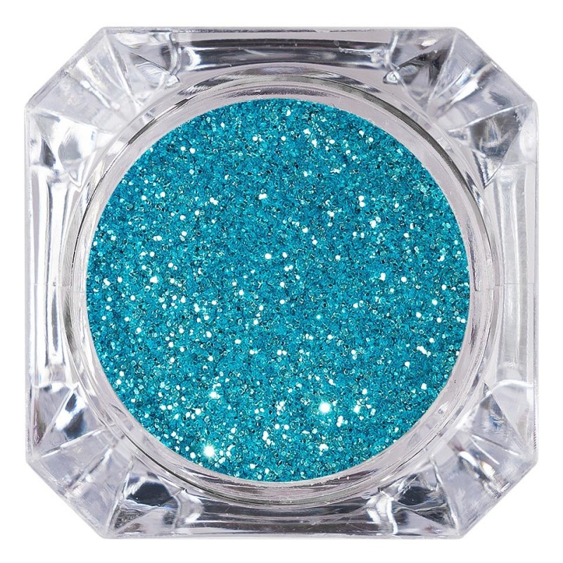 Sclipici Glitter Unghii Pulbere Luxorise, Caribbean Blue 12