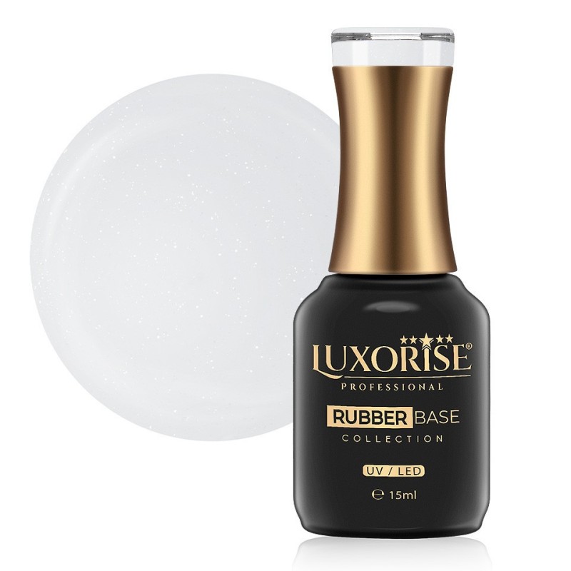 Rubber Base Luxorise Charming Collection, Blissful White 15 ml
