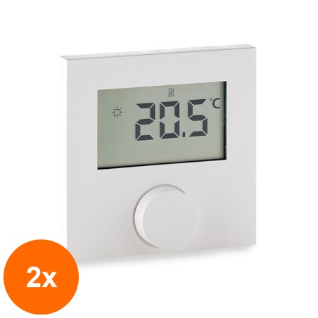 Sada 2 x Termostat s digitálním displejem pro podlahové topení, Heko Base, 230 V...