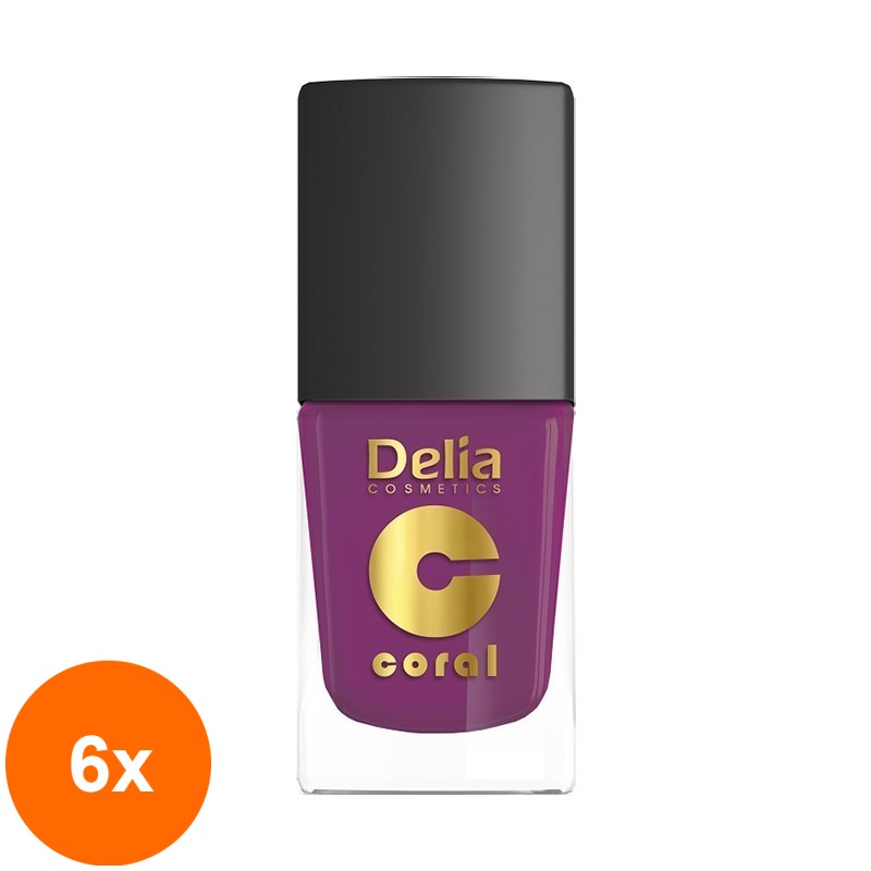 Set 6 x Oja Coral 519 Pink Promise 11 ml