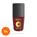 Set 6 x Oja Coral 515 Lady In Red 11 ml