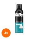 Set 4 x Spuma de Ras Gillette pentru Piele Sensibila, 200 ml