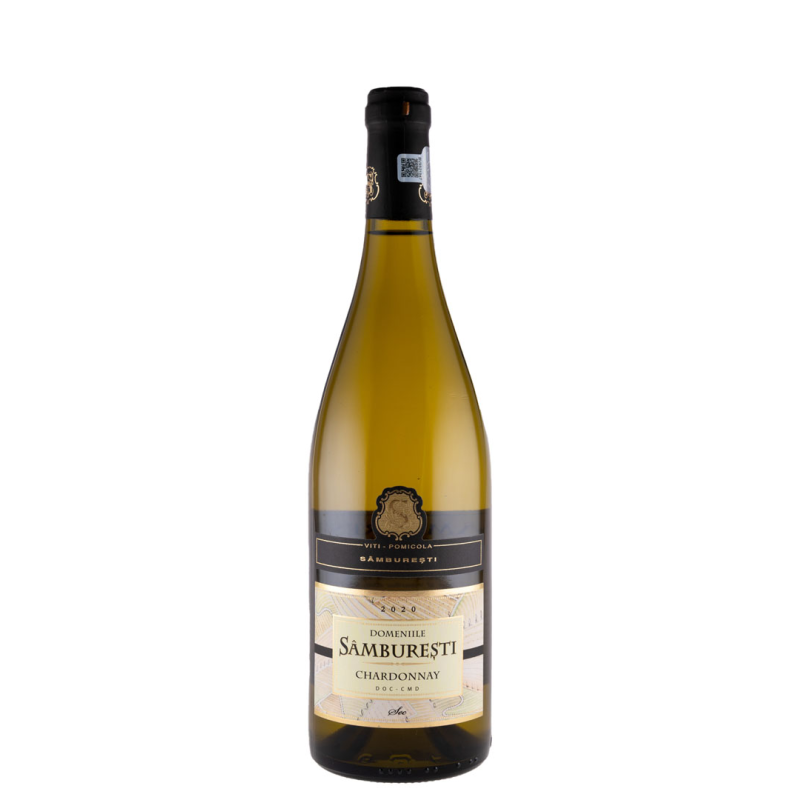 Vin Domeniile Samburesti Chardonnay, Alb Sec, 0.75 l