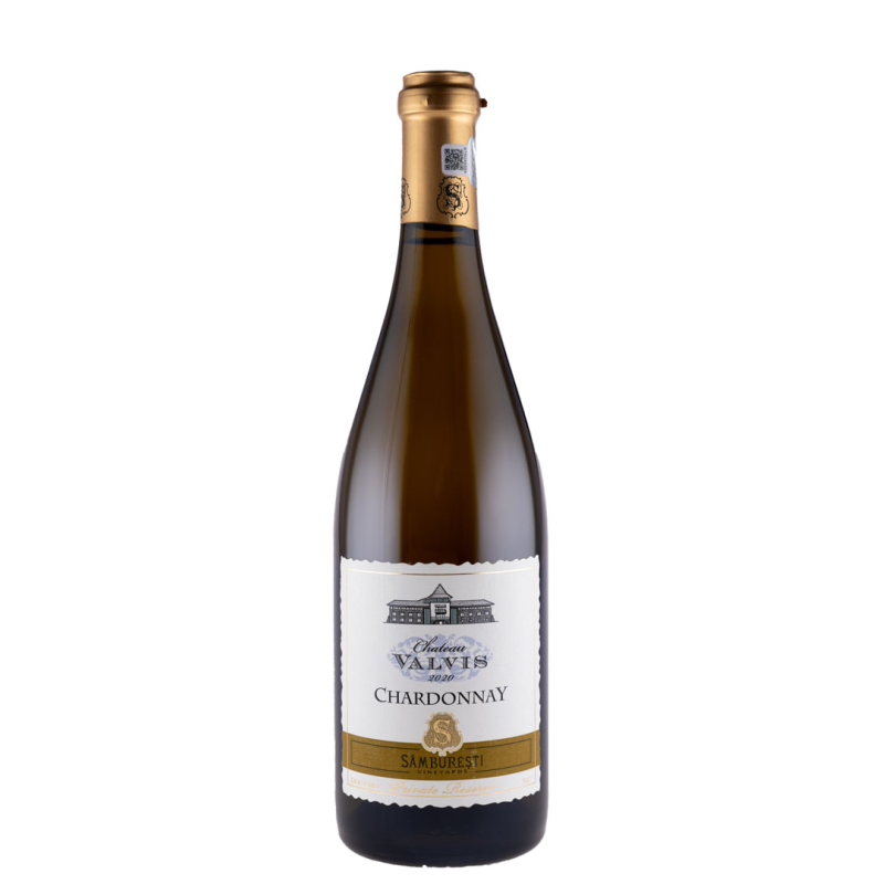 Vin Chateau Valvis Chardonnay Domeniile Samburesti, Alb Sec, 0.75 l