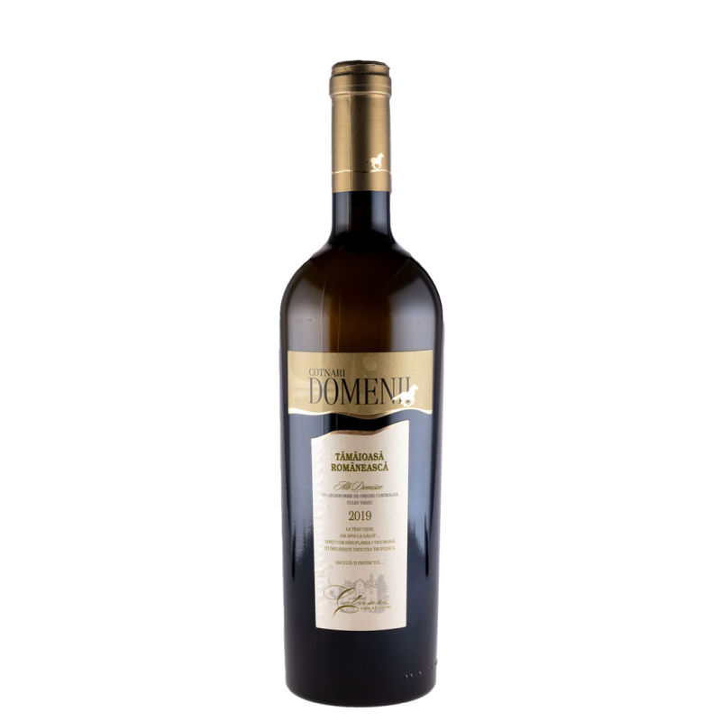 Vin Cotnari Domenii Tamaioasa Romaneasca, Alb Demisec, 0.75 l