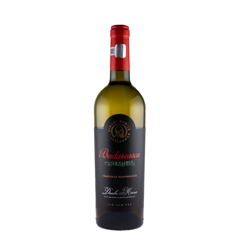 Vin Budureasca Premium Tamaioasa Ramaneasca, Alb Sec, 0.75 l