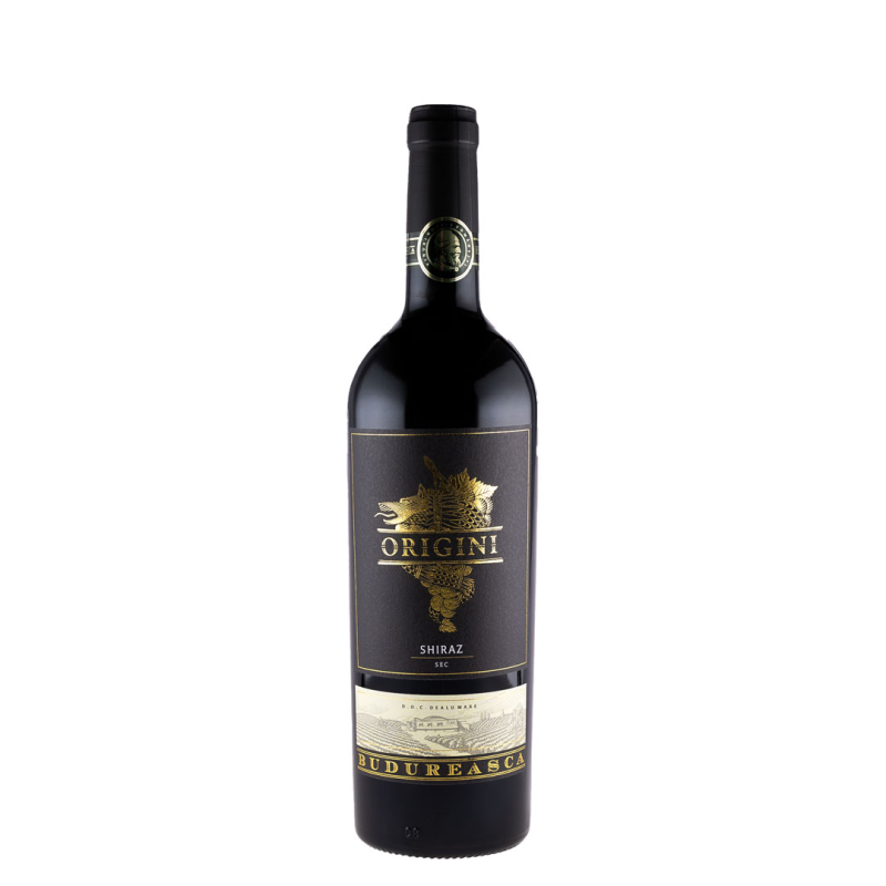 Vin Budureasca Origini Shiraz, Rosu Sec, 0.75 l