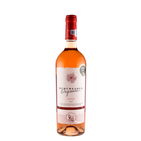 Wine Budureasca Organic Rose, Dry, 0.75 l