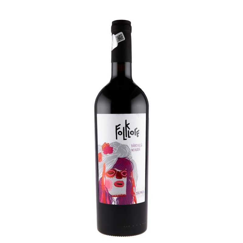 Vin Folklore Babeasca Neagra, Rosu Sec, 0.75 l